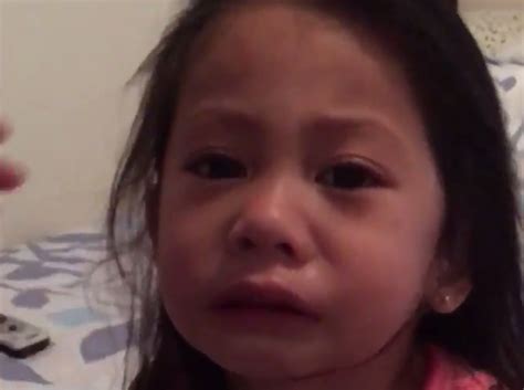 aw this 3 year old girl was convinced her sister was dying because she got her period