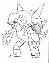 Chesnaught sketch template