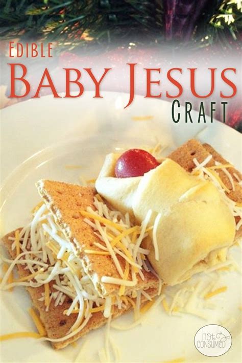 edible baby jesus craft christmas food crafts jesus crafts christmas food