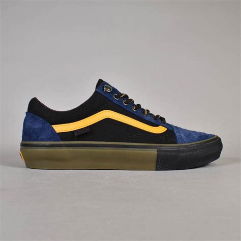 vans skate  skool skate shoes outdoor navy dark gum