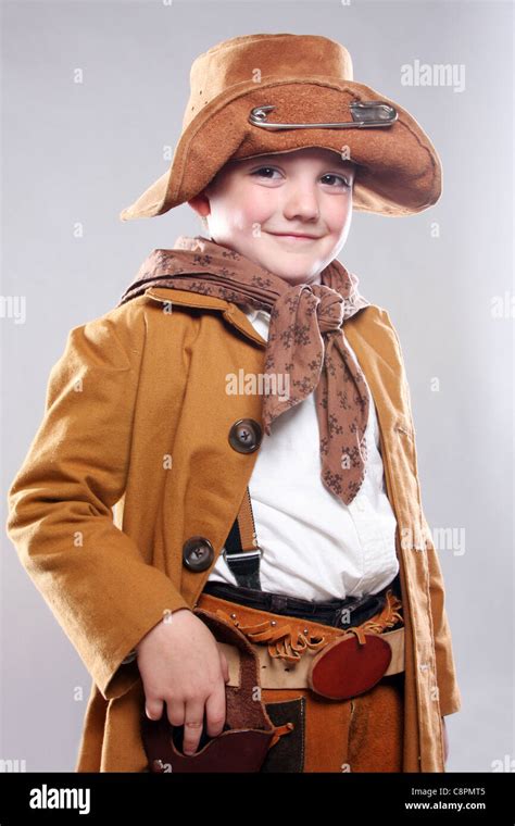 cowboy child stock photo alamy