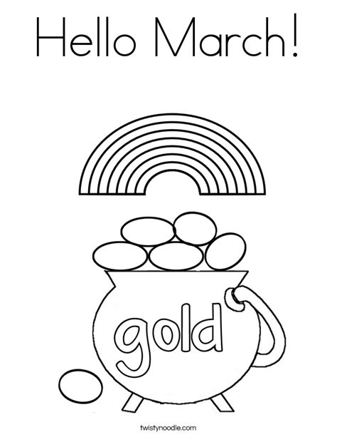 month march coloring pages coloring pages