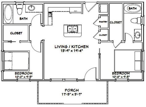 house  bedroom  bath  sq ft  floor plan instant  model  etsy guest
