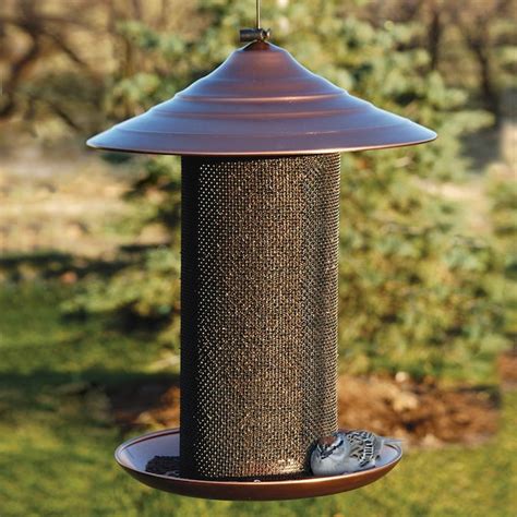 woodlink metal tube bird feeder in the bird feeders department at