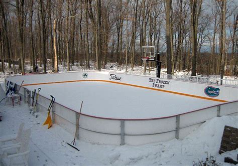 custom ice rinks residential portable