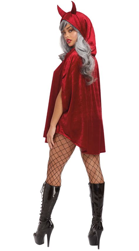 hell yeah poncho costume sexy devil costume