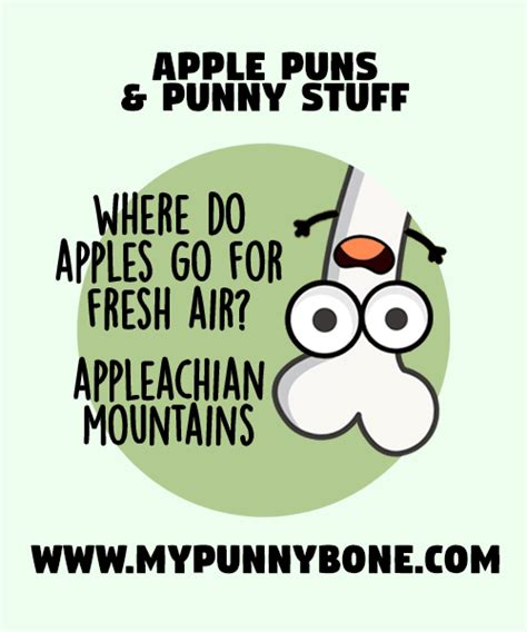 funny apple puns  punny stuff mypunnybone