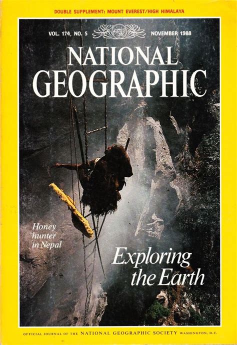 vintage national geographic magazine november  vol  etsy