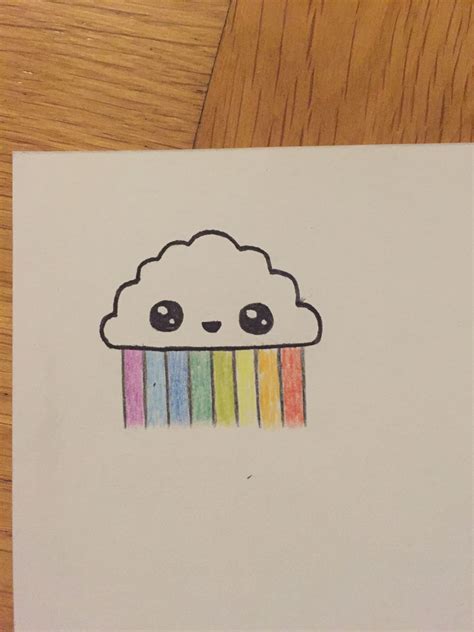 rainbow selber zeichnen zeichnung bleistift bei leichte sachen zum