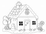 Coloring House Gingerbread Drawing Pages Candy Clipart Christmas Bread Printable Color Big Kids Child Colouring Print Door Getdrawings Houses Man sketch template