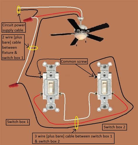 switch wiring diagram  wiring  fan
