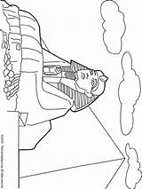 Sphinx Great Coloring Pages Kids sketch template