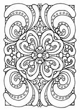 Coloring Grown Pages Ups Abstract Printable Beautiful Print sketch template