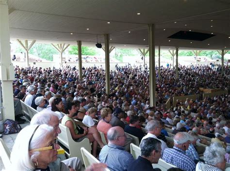 chautauqua institution amphitheater packed   morning lecture
