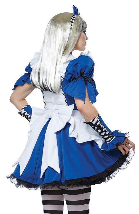 size small 01472 sexy gothic mad hatter alice in wonderland adult costume