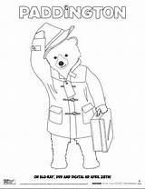 Paddington Bear Coloring Pages Movie Activities Activity Printables sketch template