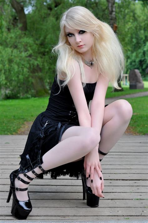 126 best blonde goth images on pinterest goth beauty goth girls and