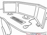 Sheet Business Colouring Desk Coloring Title sketch template