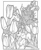 Coloring Spring Adult Pages Printable Cute Adults Coloriage Printemps Colouring Older Color Sheets Flowers Seasonal Students Therapy Print Adulte Getdrawings sketch template