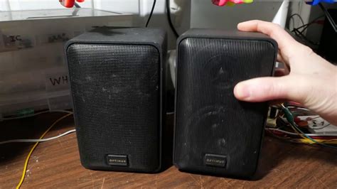 radio shack optimus pro xav mini speaker review youtube