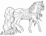 Horse Mustang Coloring Pages Printable Color Getcolorings sketch template