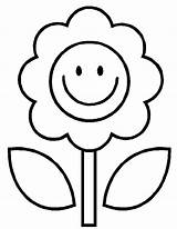 Pages Coloring Simple Color Flower Easy Sheet Colouring Flowers Popular Printables Template Cartoon Gif Printable sketch template