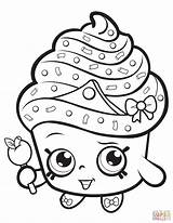 Coloring Pages Girls Shopkins Getdrawings sketch template