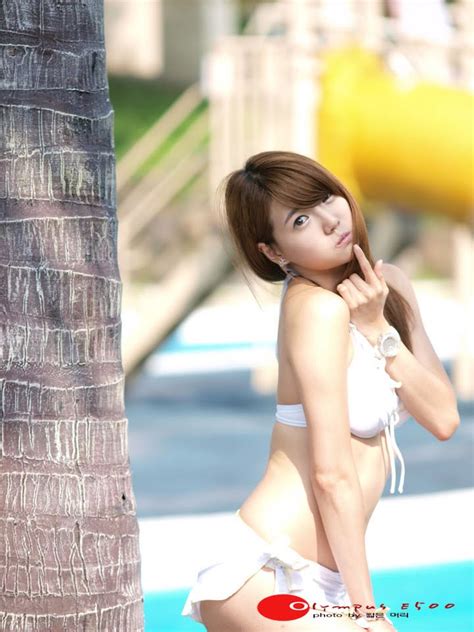 han ga eun with white bikini very nice asian gallery