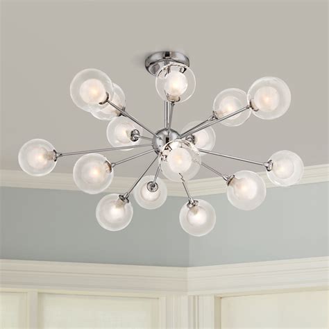 possini euro design modern ceiling light semi flush mount fixture