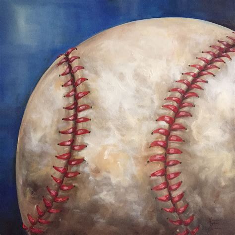 artists  texas contemporary paintings  art baseball sports art  kristine kainer