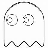 Pacman Coloring Pages Printable Ghostly Ghost Educativeprintable Sheets Print Game Printables Templates sketch template