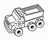 Garbage Toddlers Dumper Transportation sketch template