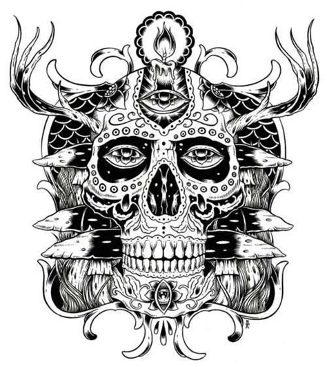 pin de lonnie strange em draw  skull