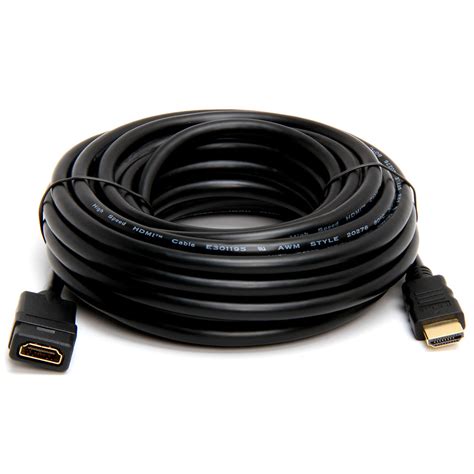 hdmi cable   extension gold plated connectors feet