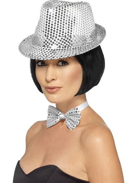 sequin trilby hat ladies showgirl  butlins style fancy dress hat ebay