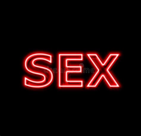 Sex Hot Red Neon Sign Stock Illustration Illustration Of Entrance