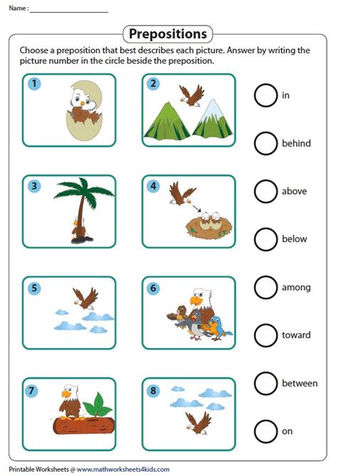 prepositions worksheets   preposition worksheets prepositions