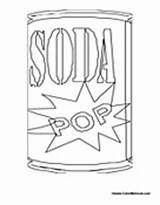 Soda Pop Coloring Pepsi Drinks Pages Template Quotes Quotesgram Colormegood sketch template