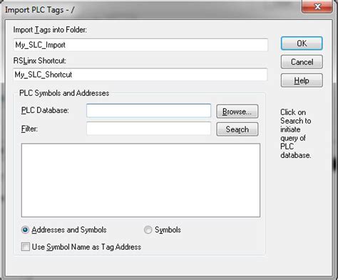view studio rsview importing plc  slc tags  automation blog
