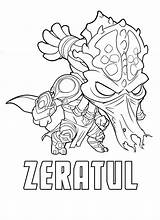 Starcraft Blizzard Livro Colouring Zeratul sketch template