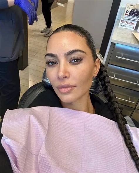 Kim Kardashian Shows Off Real Skin Texture In Rare Makeup Free Snaps