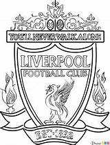 Liverpool Manchester Kleurplaat Coloring Badge Ausmalbild Sketch Kleurplaten Chelsea Drawdoo Futbol Engeland sketch template
