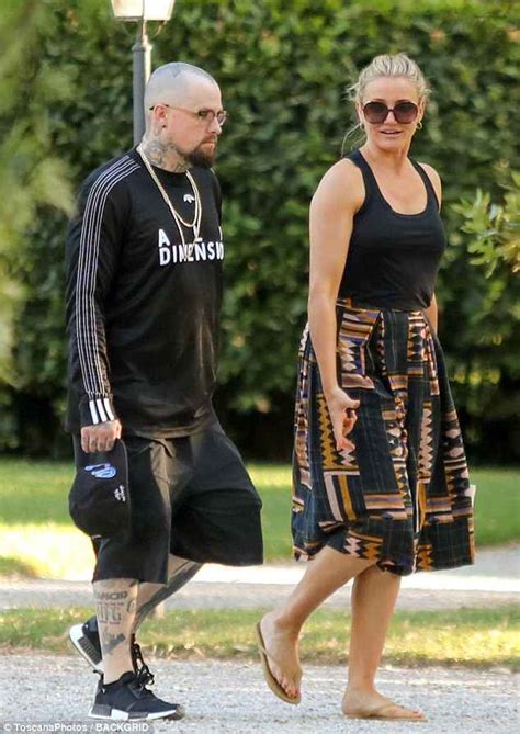 Cameron Diaz And Husband Benji Madden Enjoy Stroll In Florence Daily