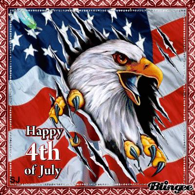 eagle tearing flag happy   july pictures   images