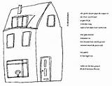 Gedichtje Wonen Verhuizen Bouwen Bouw Gedicht Kind Huizen Kleuterschool Bezoeken sketch template