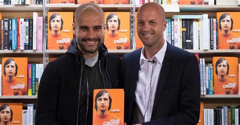 pep guardiola insists he owes everything to johan cruyff as he launches dutch legend s