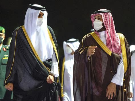 qatar ruler  saudi arabia   time  rift eased