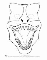 Dinosaur Mask Printable Masks Kids Template Itsybitsyfun Dino Rex Crafts Printables Masken Projects Dinosaurier Activities Choose Board Templates Coloring sketch template