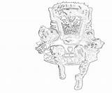 Modok Scary Coloring Printable Pages sketch template