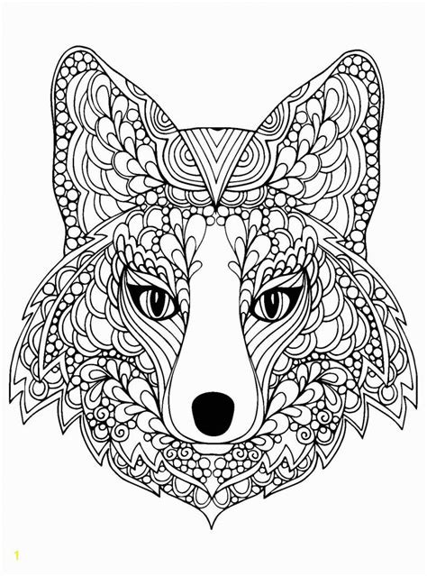 fox mandala coloring pages coloring page beutiful fox head